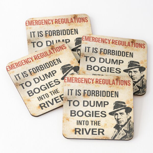 Item preview, Don't dump Bogart in the river designed and sold by halibutgoatramb.