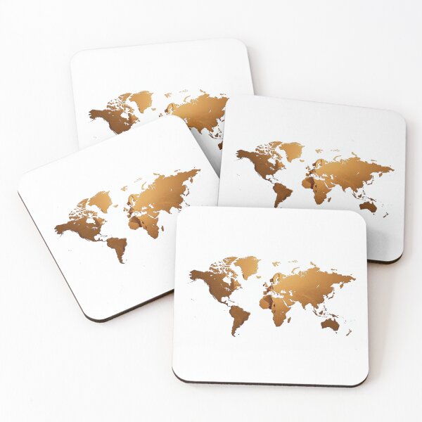 Item preview, Artistic World Map for Fashion Prints designed and sold by Wonderful Designs.