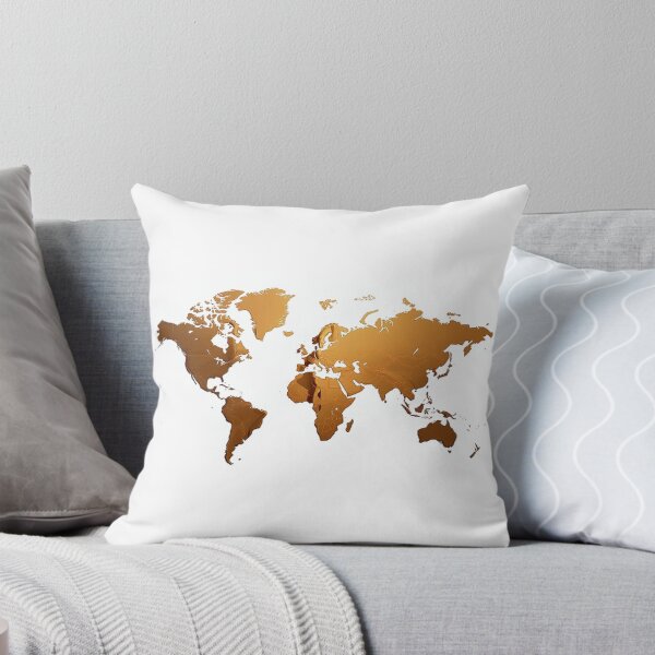 Item preview, Artistic World Map for Fashion Prints designed and sold by Wonderful Designs.
