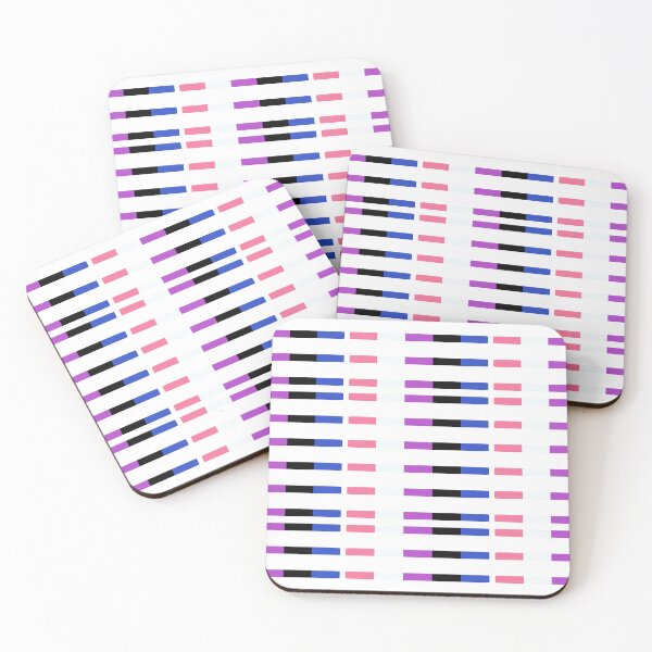 Item preview, Gender Fluid Pride Flag Bar Line designed and sold by TackyTime.