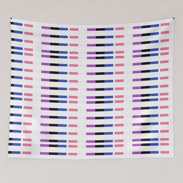 Item preview, Gender Fluid Pride Flag Bar Line designed and sold by TackyTime.