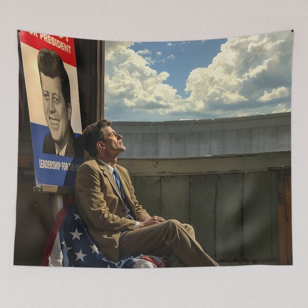 Item preview, JFK Ponders the Future on the Campaign Trail designed and sold by Robert Lacy.