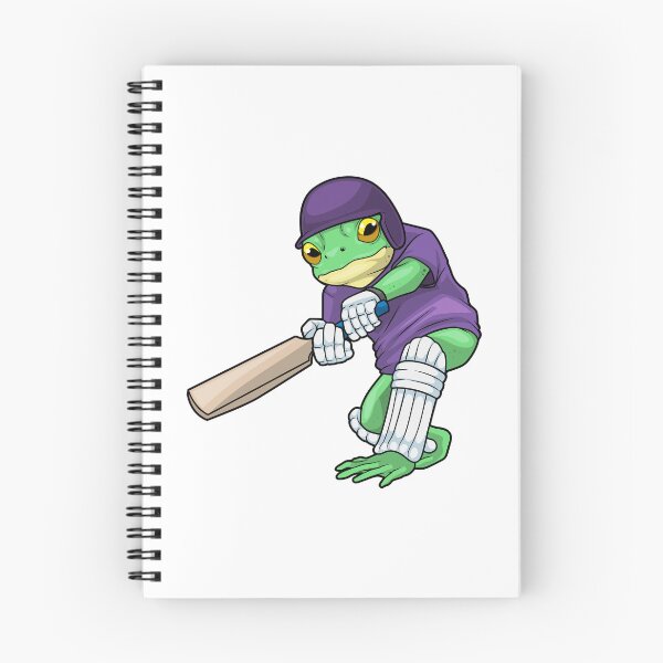 Artikelvorschau, Frosch Cricket Cricketschläger Sport entworfen und verkauft von Snabdesign84.