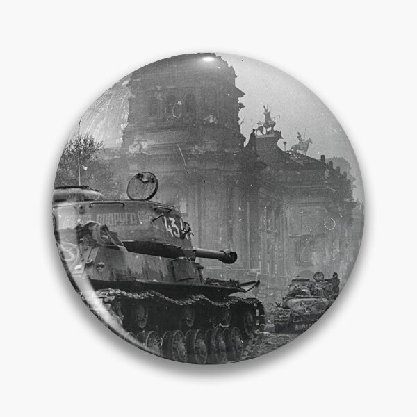 Item preview, WW2 - USSR - IS2 - Josef Stalin 2 Heavy Tank's Parked Outside The German Parliament Building May 1945 Germany designed and sold by TheHappyK.