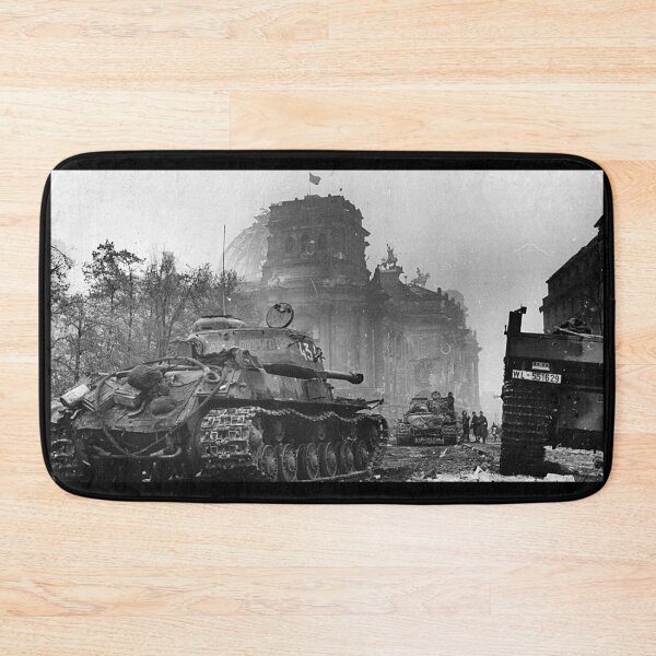 Item preview, WW2 - USSR - IS2 - Josef Stalin 2 Heavy Tank's Parked Outside The German Parliament Building May 1945 Germany designed and sold by TheHappyK.