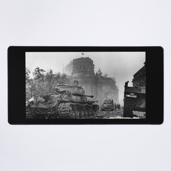 Item preview, WW2 - USSR - IS2 - Josef Stalin 2 Heavy Tank's Parked Outside The German Parliament Building May 1945 Germany designed and sold by TheHappyK.