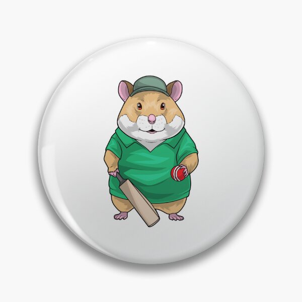 Item preview, Hamster Cricket Cricket bat Sports designed and sold by Snabdesign84.
