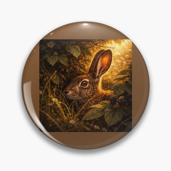 Item preview, Brown Hare – Hidden in the Hedgerow Wildlife Art designed and sold by GeoWild Designs.