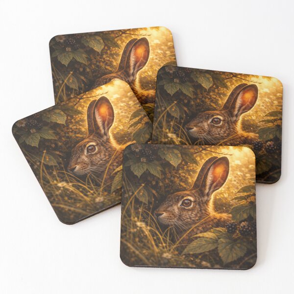 Item preview, Brown Hare – Hidden in the Hedgerow Wildlife Art designed and sold by GeoWild Designs.