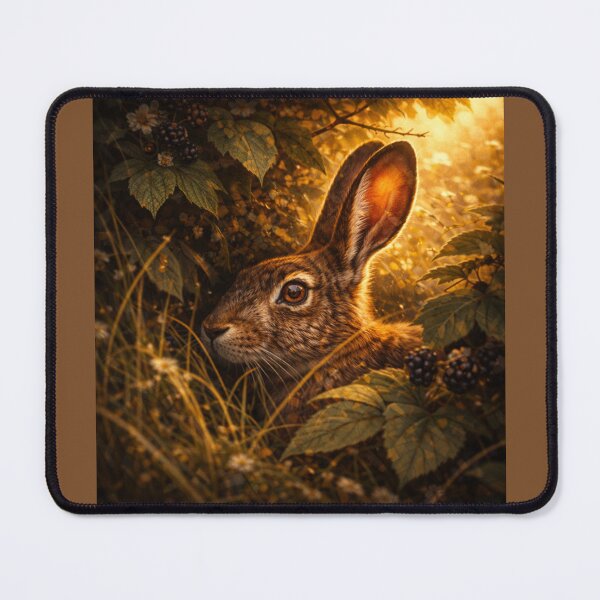 Item preview, Brown Hare – Hidden in the Hedgerow Wildlife Art designed and sold by GeoWild Designs.