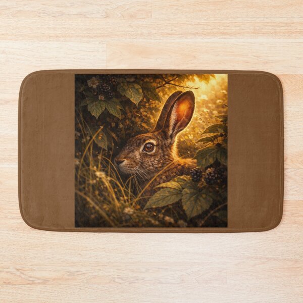 Item preview, Brown Hare – Hidden in the Hedgerow Wildlife Art designed and sold by GeoWild Designs.