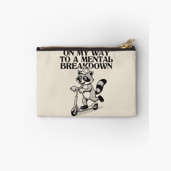 Item preview, Funny Raccoon Mental Breakdown Retro Vintage Trash Panda Scooter designed and sold by ThirdEyeDesign1.