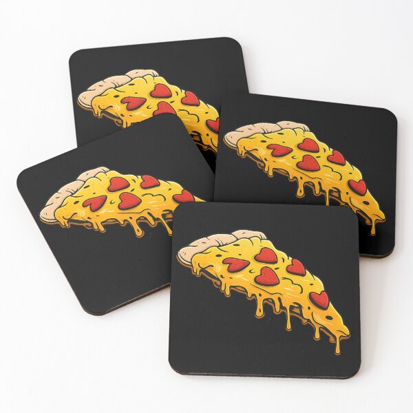 Item preview, Cheesy Love Pizza Slice designed and sold by Motiva100.