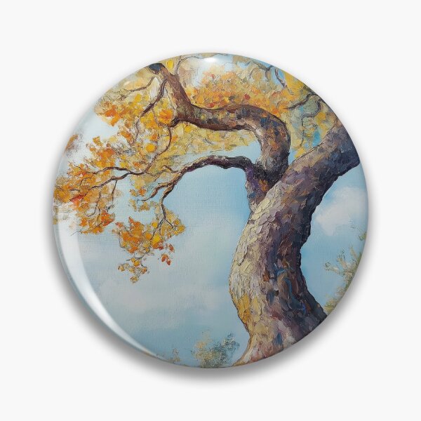 Artikelvorschau, Ausladender Baum, Ölgemälde, Naturkunst entworfen und verkauft von Star Cosmic Creative.