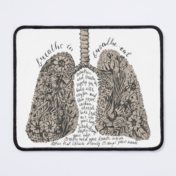 Item preview, Decorative floral lungs anatomy designed and sold by bokasin.