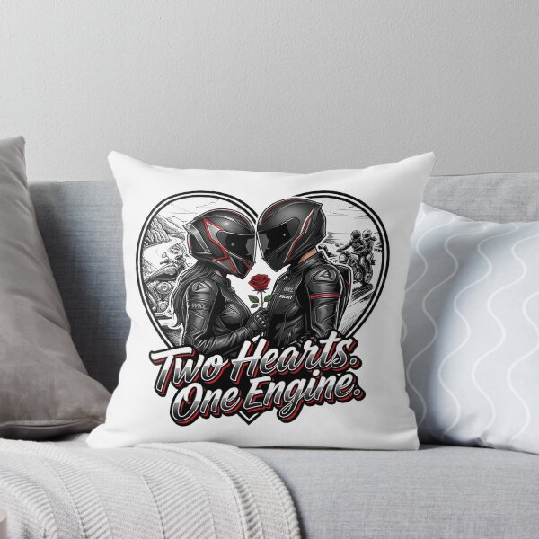 Item preview, Two Hearts One Engine – Love on Two Wheels Artwork designed and sold by enzoade.