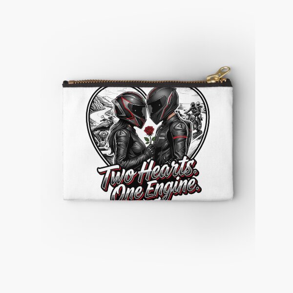 Item preview, Two Hearts One Engine – Love on Two Wheels Artwork designed and sold by enzoade.