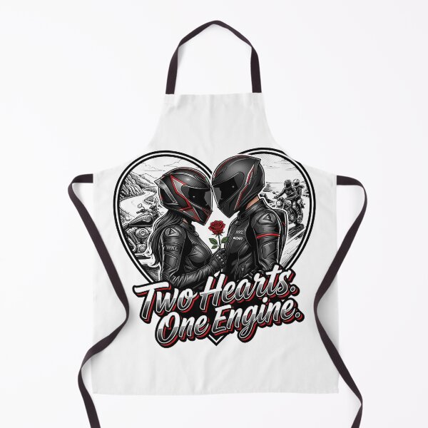 Item preview, Two Hearts One Engine – Love on Two Wheels Artwork designed and sold by enzoade.