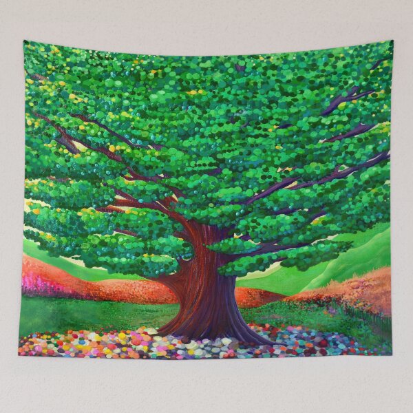 Item preview, Little Tree Painting designed and sold by shantilovesart.