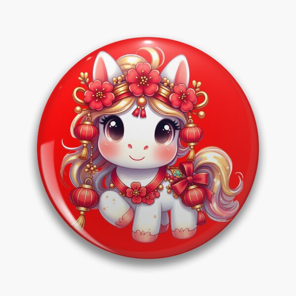 Artikelvorschau, Pastellfarbenes Pferd zum chinesischen Neujahr 2026 entworfen und verkauft von GrumpySableye.
