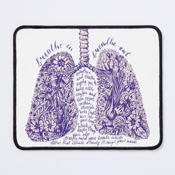 Item preview, Decorative floral lungs anatomy designed and sold by bokasin.