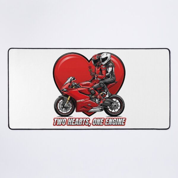 Item preview, Two Hearts One Engine – Ride or Die Couple Graphic designed and sold by enzoade.