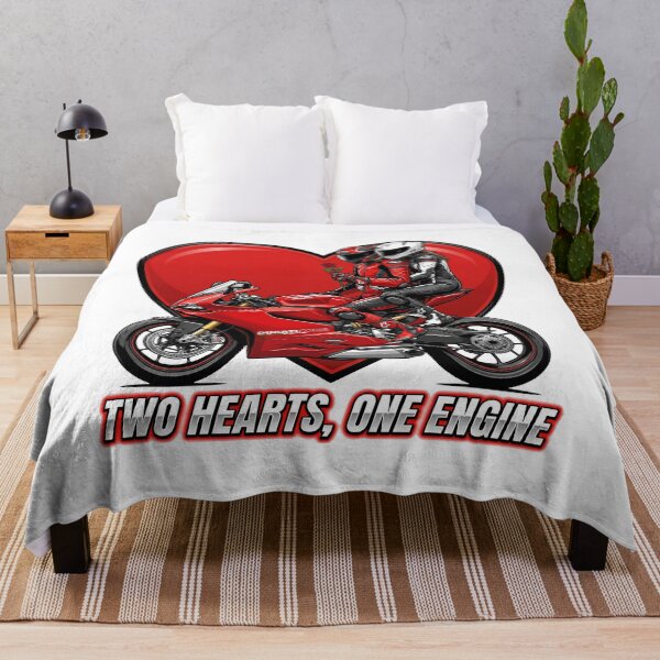 Item preview, Two Hearts One Engine – Ride or Die Couple Graphic designed and sold by enzoade.