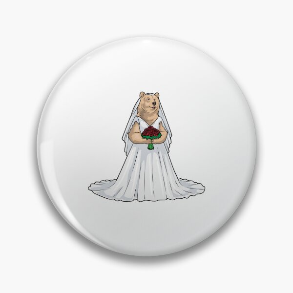 Item preview, Bear Bride Rose Wedding designed and sold by Snabdesign84.
