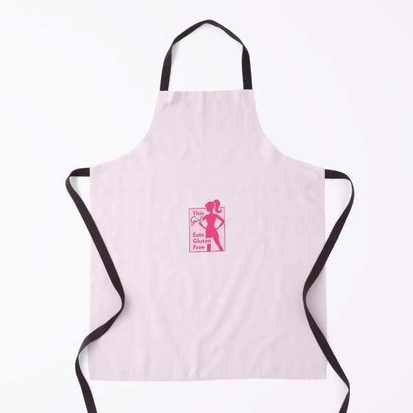 Item preview, This Girl Eats Gluten Free – Pink Doll Silhouette | Girly Gluten Free Aesthetic Design designed and sold by My Gluten Free Life UK.