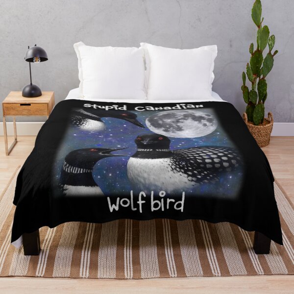 Item preview, Stupid Canadian Wolf Bird, Loon Lover, Canadian Wildlife - Heated Rivalry  designed and sold by rexedmee8.