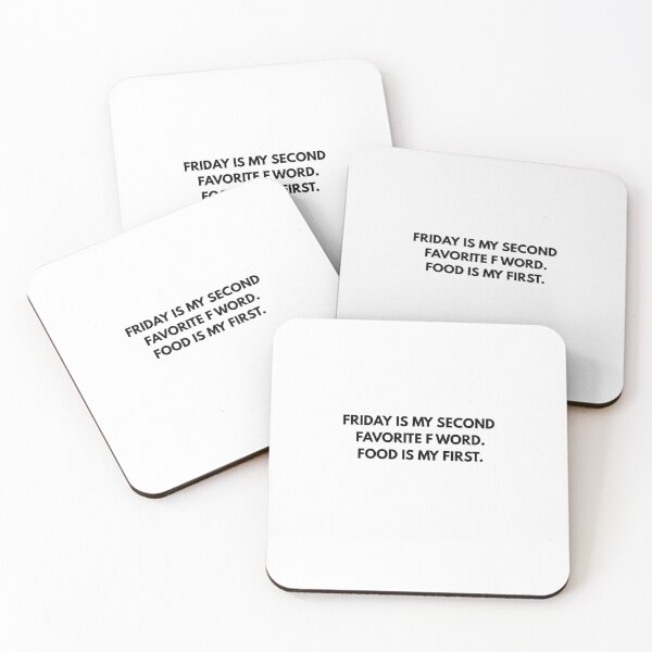Item preview, Friday is my second favorite f word. Food is my first designed and sold by SimplyWorking.