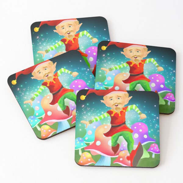 Item preview, Elf on Blue  designed and sold by Digital Attic 95.