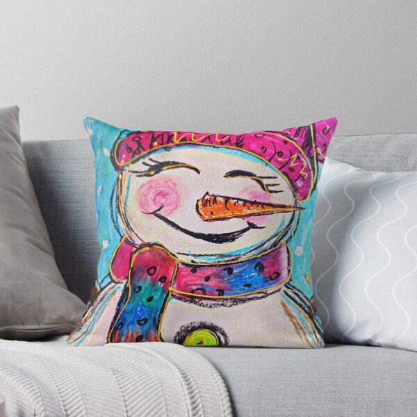 Item preview, Joyful Winter Snowman Illustration designed and sold by mazitovaart8.