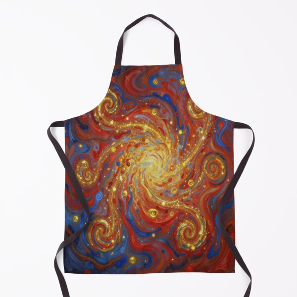 Item preview, Spiral Leaves in Motion – van Gogh Style meets Cosmic Flow for Dreamers & Color Poets designed and sold by FotoworldEdel.