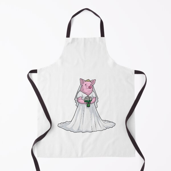 Item preview, Pig Bride Bunch of Flowers Wedding designed and sold by Snabdesign84.