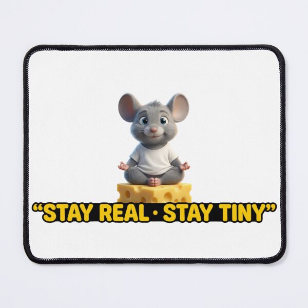 Item preview, Stay Real Stay Tiny Mouse Zippy, Zippy Graphic Tee designed and sold by Zippy Creation.