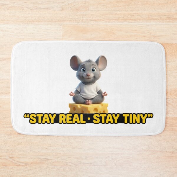 Item preview, Stay Real Stay Tiny Mouse Zippy, Zippy Graphic Tee designed and sold by Zippy Creation.