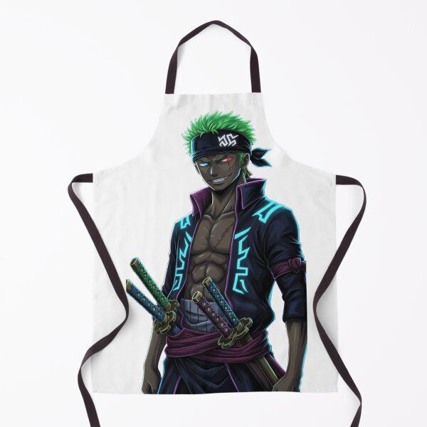 Item preview, Cyberpunk Roronoa Zoro Neon Samurai - One Piece Anime Streetwear designed and sold by LoupeRout.
