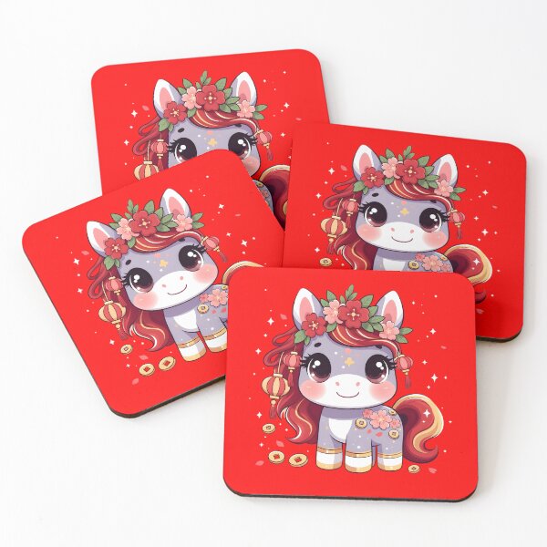 Item preview, Kawaii Spring Festival Horse 2026 designed and sold by GrumpySableye.