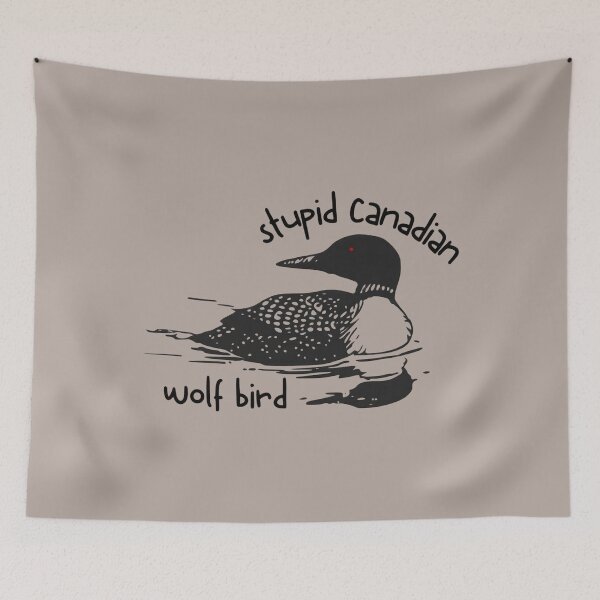Item preview, Stupid Canadian Wolf Bird, Loon Lover, Canadian Wildlife - Heated Rivalry  designed and sold by rexedmee8.