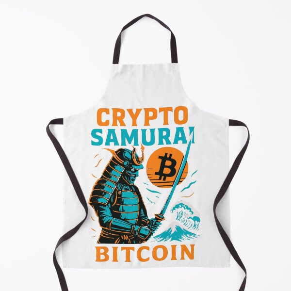 Item preview, Crypto Samurai – Bitcoin Bushido Warrior Design designed and sold by BitCrop.