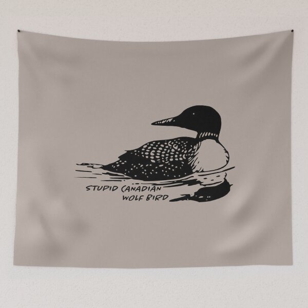 Item preview, Stupid Canadian Wolf Bird, Loon Lover, Canadian Wildlife - Heated Rivalry  designed and sold by rexedmee8.