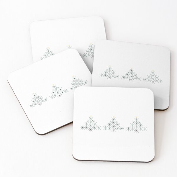 Item preview, Minimalist Geometric Christmas Trees designed and sold by ValMaDesign.