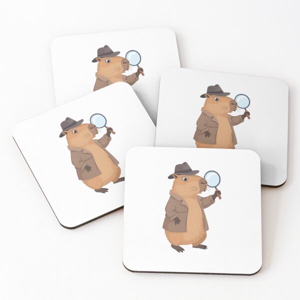 Item preview, Capybara Detective - Inspector Cappy Sleuth & Mystery Investigator designed and sold by iwzzuel.