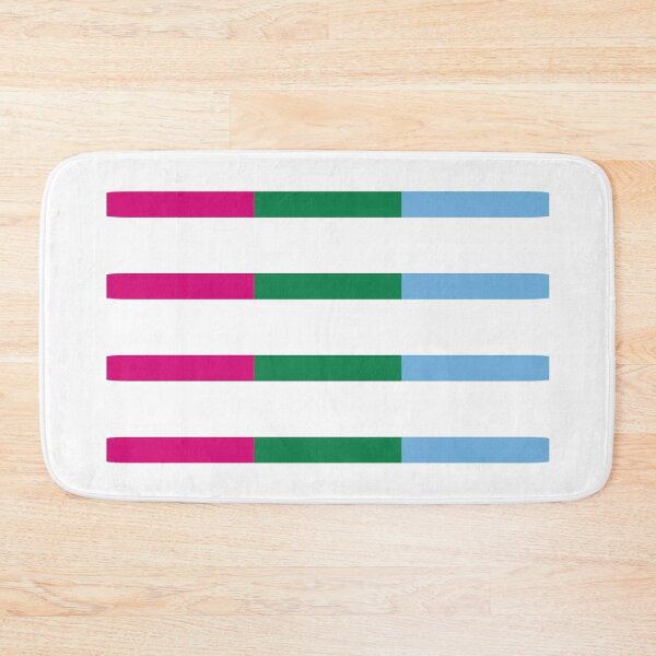 Item preview, Polysexual Pride Flag Bar Line designed and sold by TackyTime.