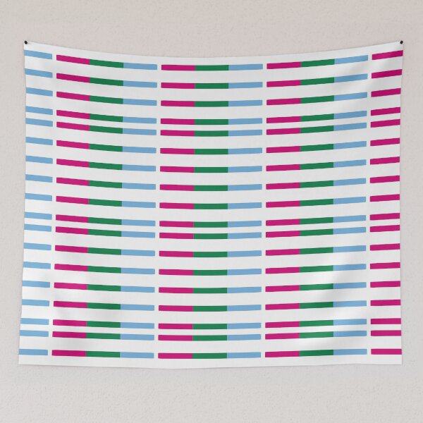 Item preview, Polysexual Pride Flag Bar Line designed and sold by TackyTime.