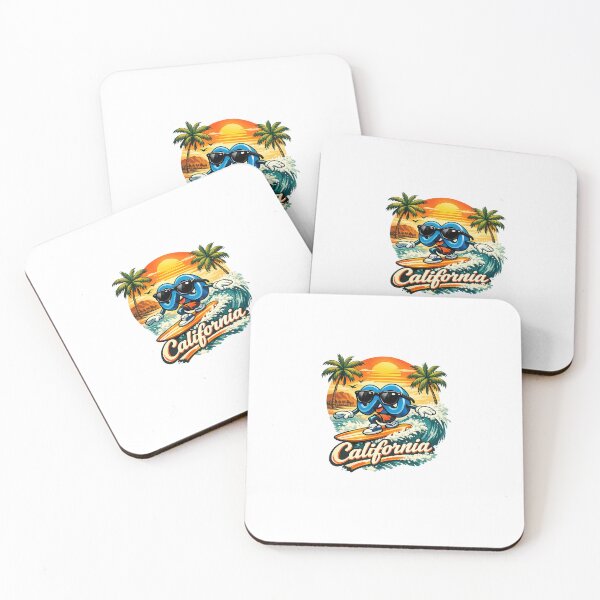 Item preview, Meta surfs in California sunset designed and sold by Taoufik79-shop.