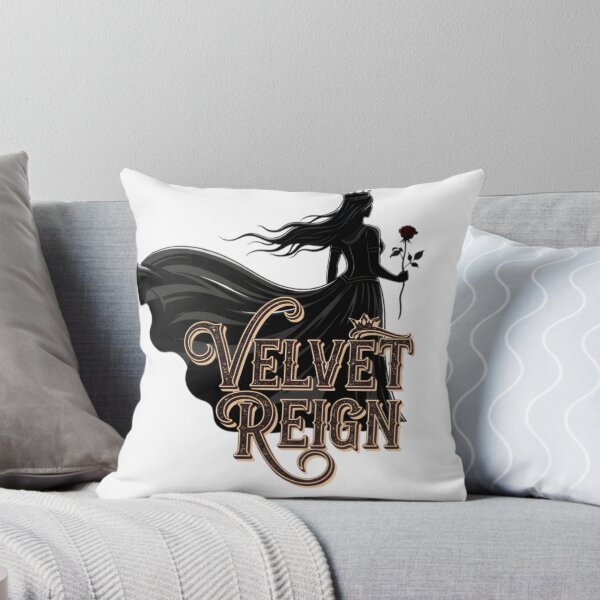 Item preview, Velvet Reign – Dark Queen Gothic Illustration designed and sold by aaljone007.