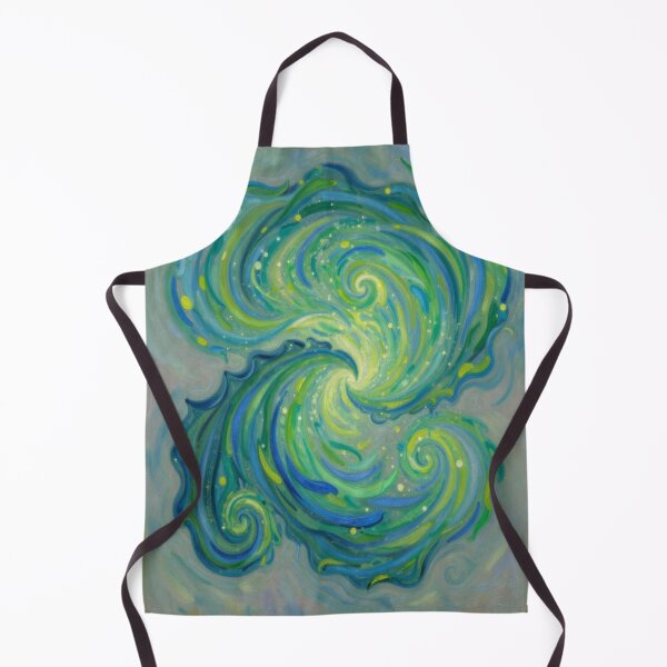 Item preview, Spiral Leaves in Motion – van Gogh Style meets Cosmic Flow for Dreamers & Color Poets designed and sold by FotoworldEdel.