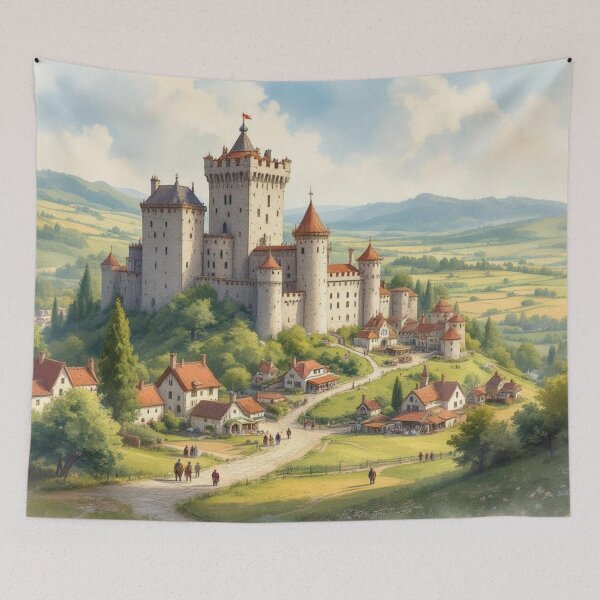 Item preview, Medieval castle (Kingdom of France) designed and sold by jefboutique6150.